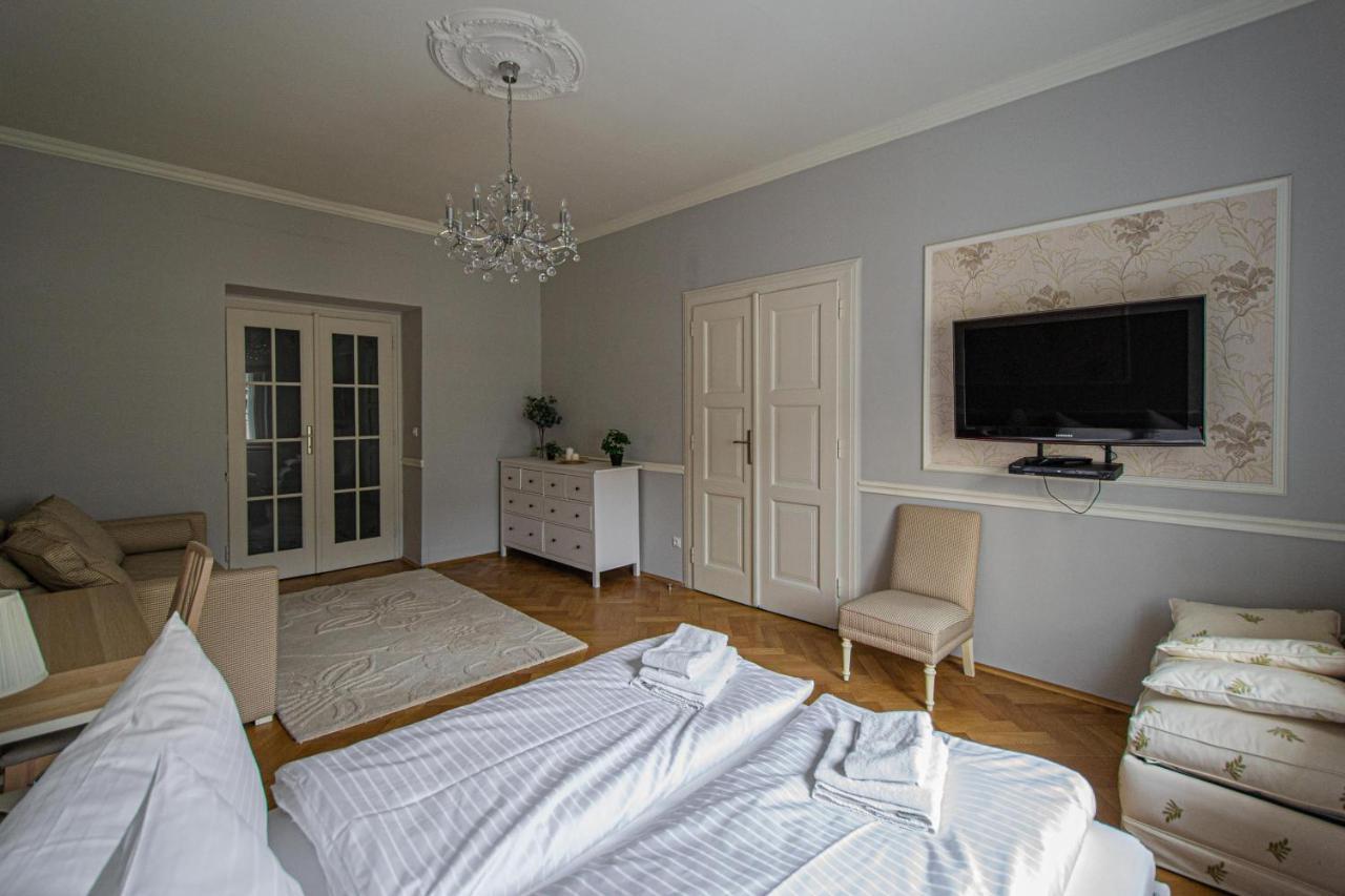 Luxury 150m2 On Wencelas Square With Private Garage Appartement