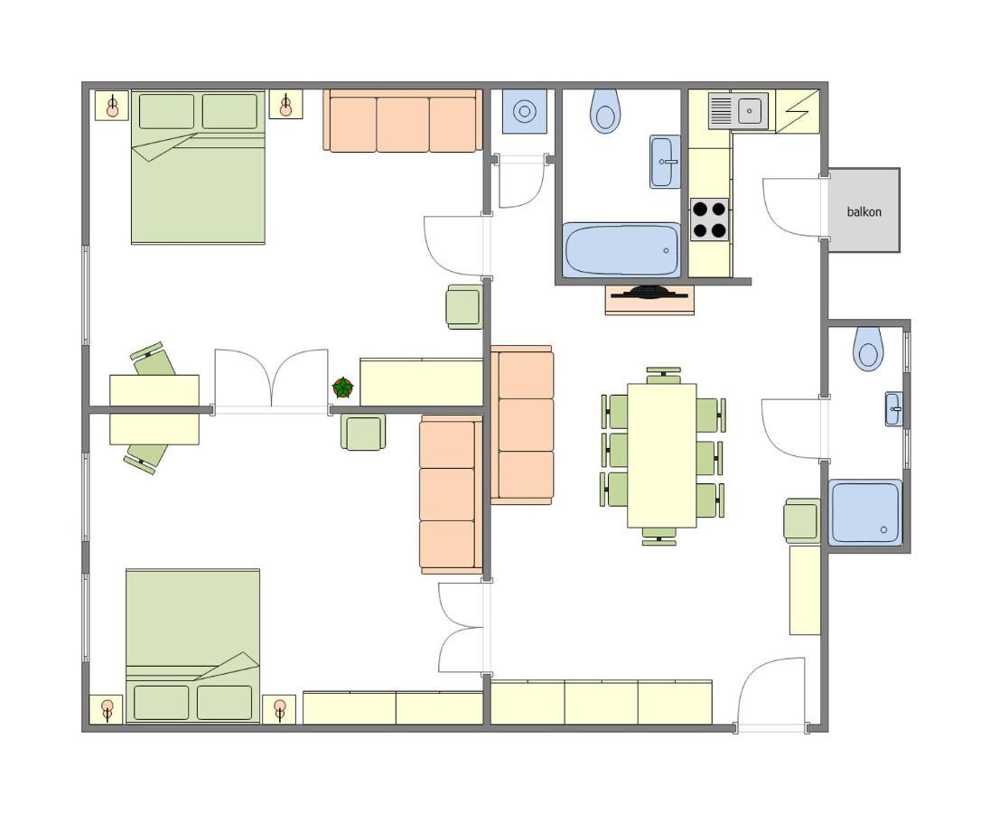 Appartement Luxury 150m2 On Wencelas Square With Private Garage Praag